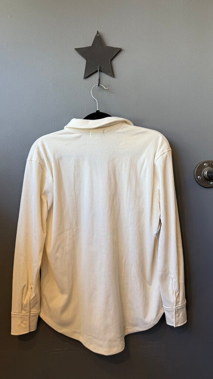 Ribbed Button Up Shirt