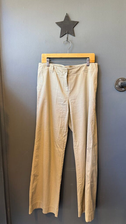 Flare Khaki Chino Pants