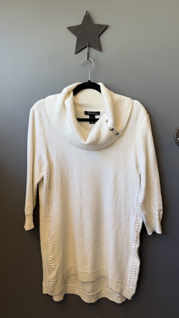 Tunic Length Cowlneck Sweater