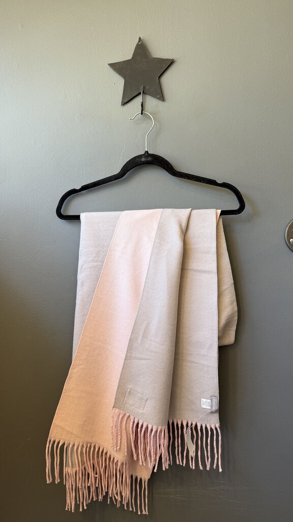 Reversible Fringe Large Scarf
