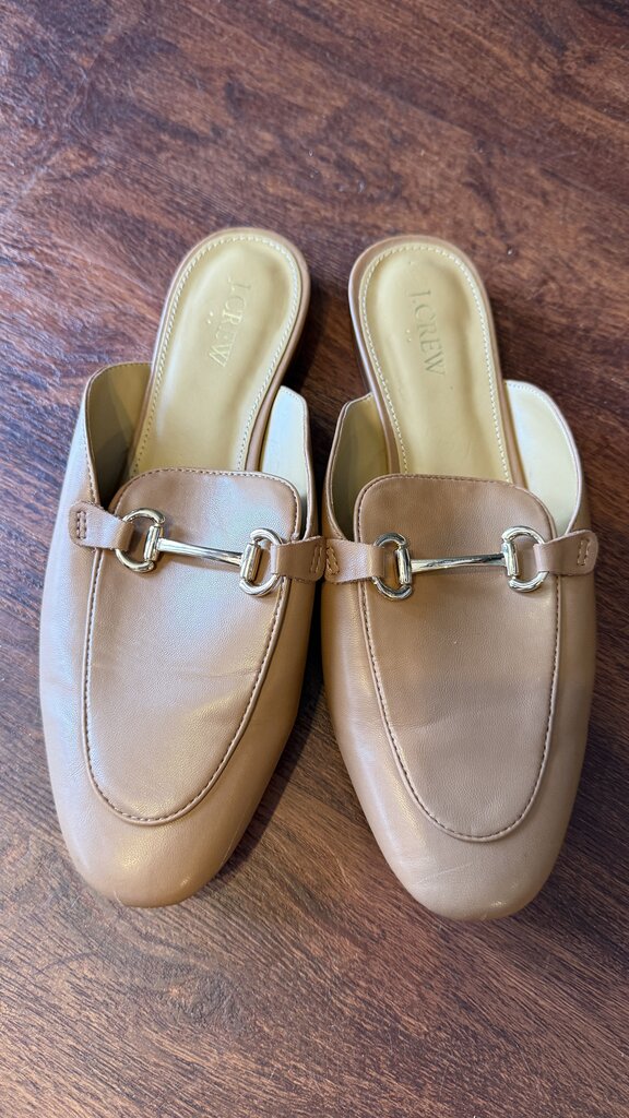 Horsebit Faux Leather Mules
