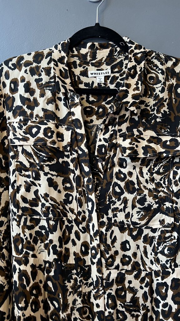 Leopard Button Up