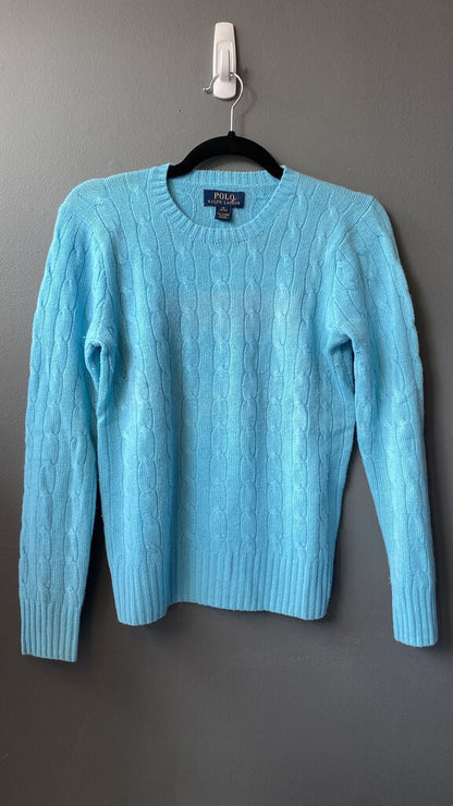 Cableknit Crewneck Sweater